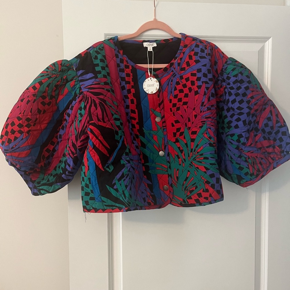 Vintage Crop Jacket - Size Medium - Brand:Oddy
